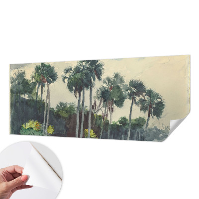 3D tapeta Exotické palmy