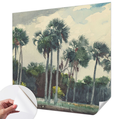 3D tapeta Exotické palmy