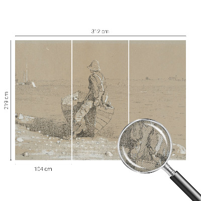 3D tapeta na stenu Nostalgická scéna