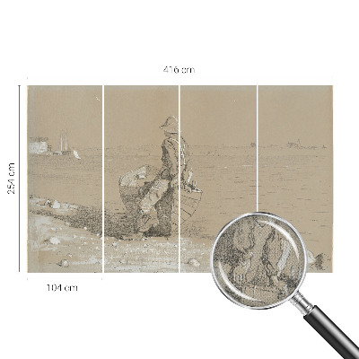 3D tapeta na stenu Nostalgická scéna