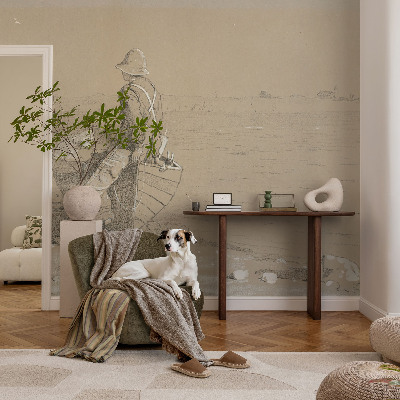 3D tapeta na stenu Nostalgická scéna