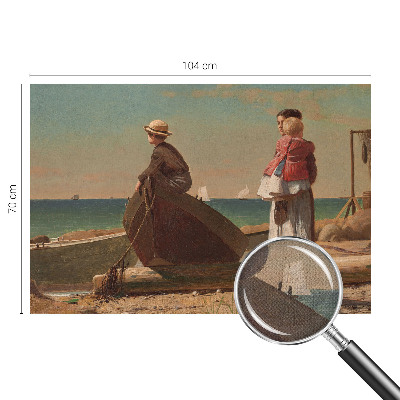 Samolepiaca fototapeta do spálne Prímorská scéna