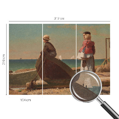 Samolepiaca fototapeta do spálne Prímorská scéna