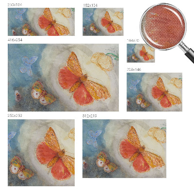 Tapeta do detskej izby Farebné motýle