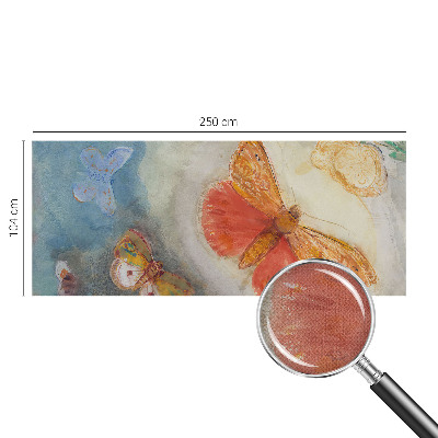 Tapeta do detskej izby Farebné motýle