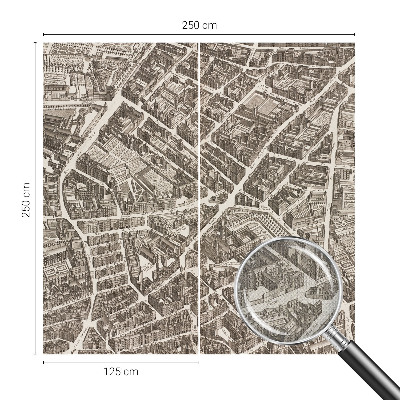 Samolepiaca fototapeta Mestské bludisko