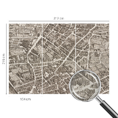 Samolepiaca fototapeta Mestské bludisko