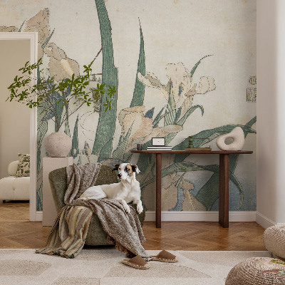 3D tapeta Jemné kosatce