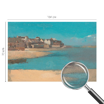 3D tapeta na stenu Tichá dedina