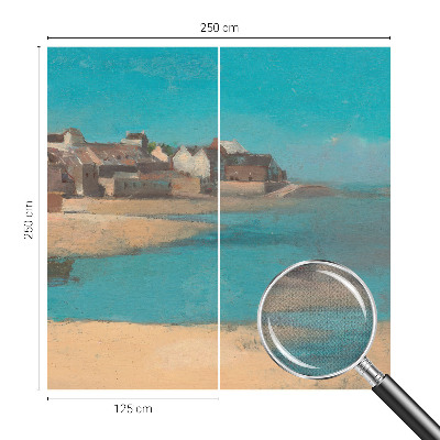 3D tapeta na stenu Tichá dedina