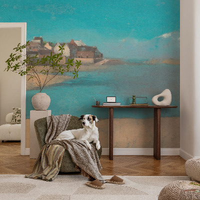 3D tapeta na stenu Tichá dedina