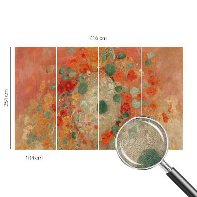 Detská fototapeta na stenu Abstraktné kvety