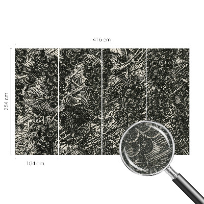 3D tapeta Hroznová potlač