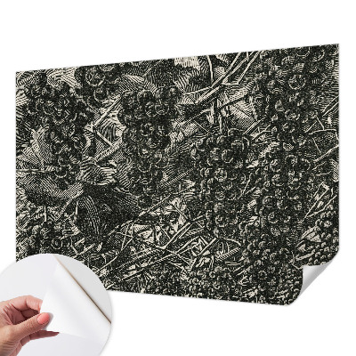 3D tapeta Hroznová potlač