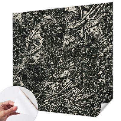 3D tapeta Hroznová potlač