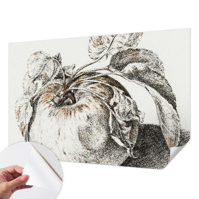 Fotografická tapeta do detskej izby Jablkové listy