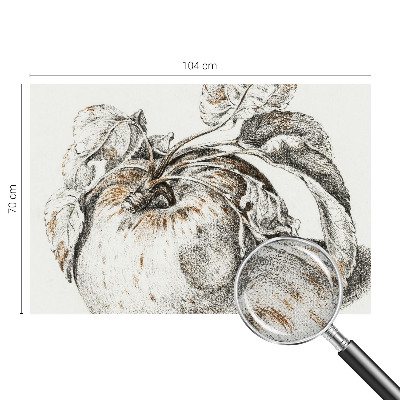 Fotografická tapeta do detskej izby Jablkové listy