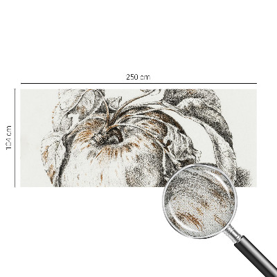 Fotografická tapeta do detskej izby Jablkové listy