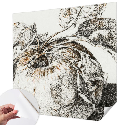 Fotografická tapeta do detskej izby Jablkové listy