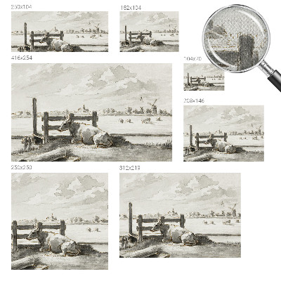 Fotografická tapeta do detskej izby Vidiecka idylka