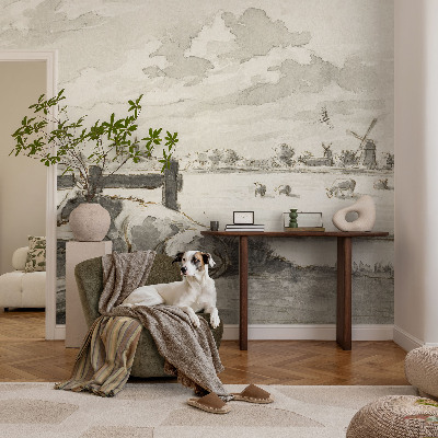 Fotografická tapeta do detskej izby Vidiecka idylka