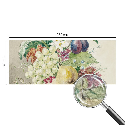 Tapeta do detskej izby Kvety a ovocie