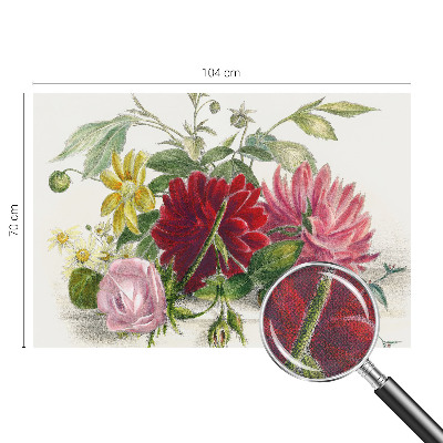 Tapeta do obývačky Kytica kvetov