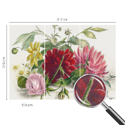 Tapeta do obývačky Kytica kvetov