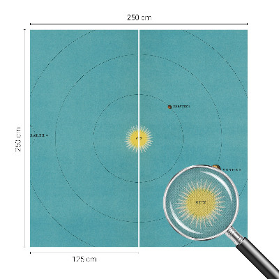 Samolepiaca fototapeta Kozmický systém