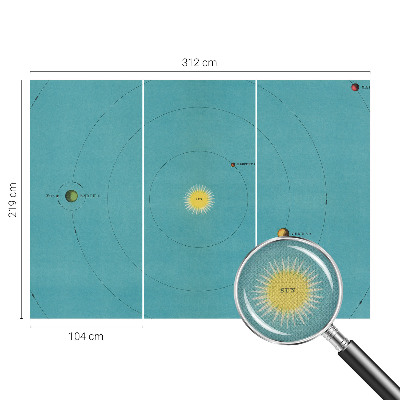 Samolepiaca fototapeta Kozmický systém