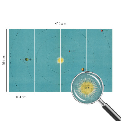 Samolepiaca fototapeta Kozmický systém