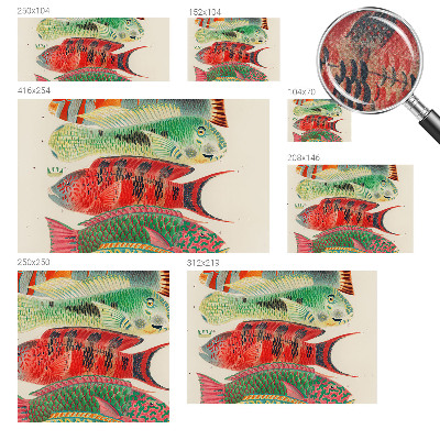 Samolepiaca fototapeta do spálne Exotické ryby