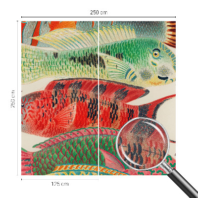 Samolepiaca fototapeta do spálne Exotické ryby