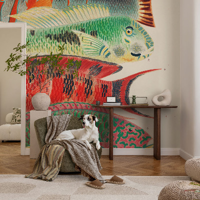 Samolepiaca fototapeta do spálne Exotické ryby