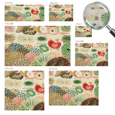 Samolepiaca fototapeta do detskej izby Organické tvary