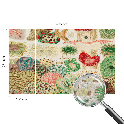 Samolepiaca fototapeta do detskej izby Organické tvary