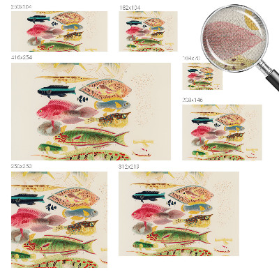 3D fototapeta Farebné ryby