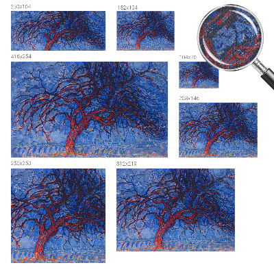 Fotografická tapeta do detskej izby Plameňový strom