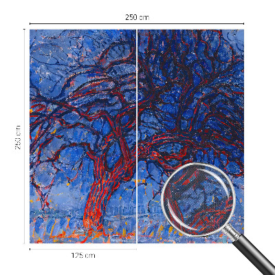 Fotografická tapeta do detskej izby Plameňový strom