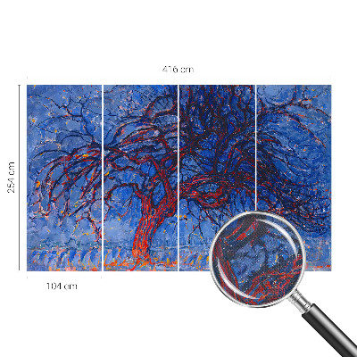 Fotografická tapeta do detskej izby Plameňový strom