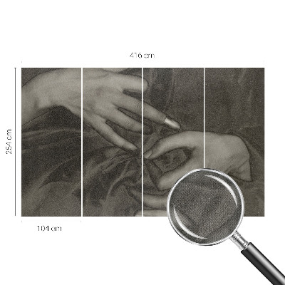 Detská fototapeta Materiál rúk