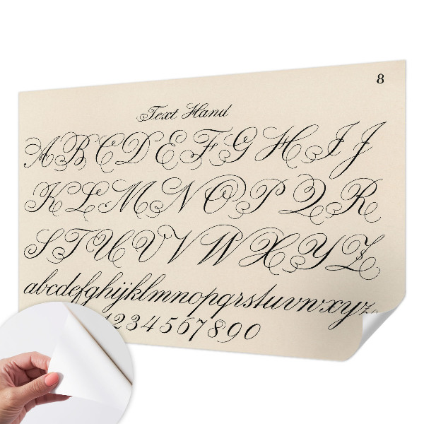 Fototapeta do detskej izby Kaligrafické písanie