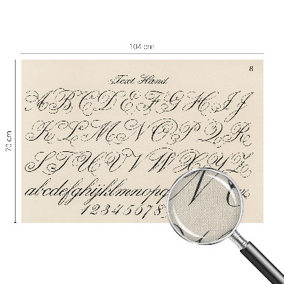 Fototapeta do detskej izby Kaligrafické písanie