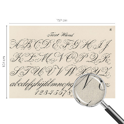 Fototapeta do detskej izby Kaligrafické písanie