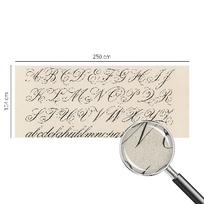 Fototapeta do detskej izby Kaligrafické písanie