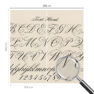 Fototapeta do detskej izby Kaligrafické písanie