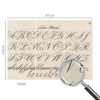 Fototapeta do detskej izby Kaligrafické písanie