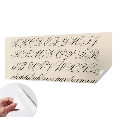 Fototapeta do detskej izby Kaligrafické písanie