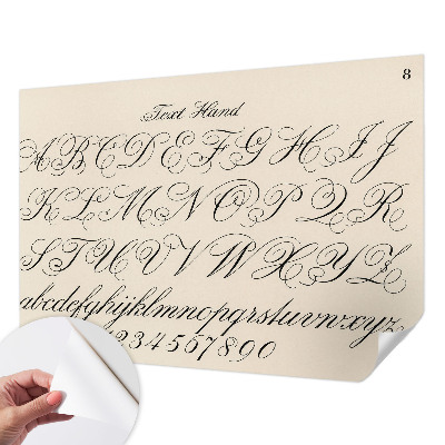 Fototapeta do detskej izby Kaligrafické písanie