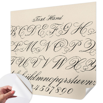 Fototapeta do detskej izby Kaligrafické písanie